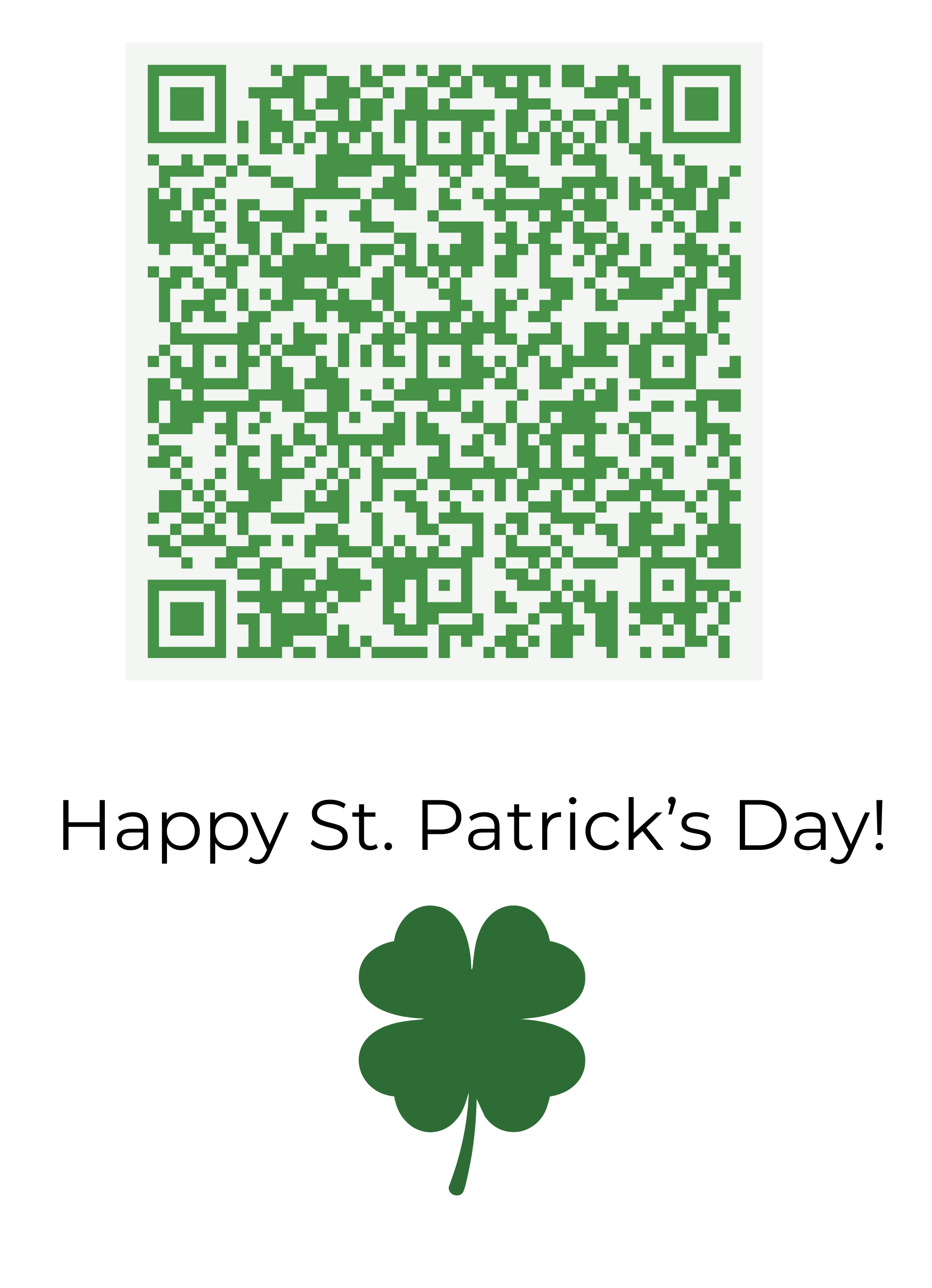 Lucky Charm Tech Sweatshirt "May your troubles be less and your blessings...